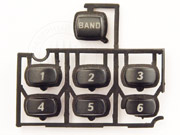 Laser engraving of single keys and buttons