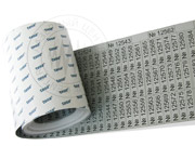 production of stickers with laser