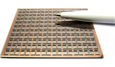 Fiber laser machine: creating of the surface topology in microelectronics