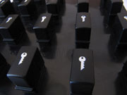 Creating keys with micro-light