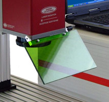 Protective screen with a filter 